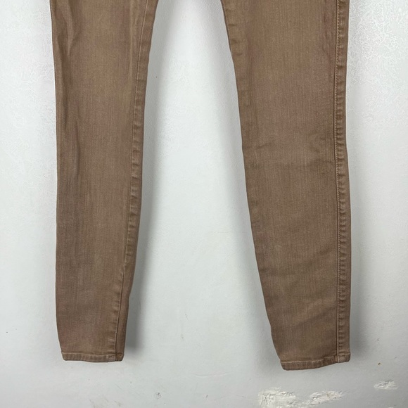Rich & Skinny Brown Skinny Leg Jeans Jeggings Mid Rise Ankle Length Size 28 - Picture 4 of 11